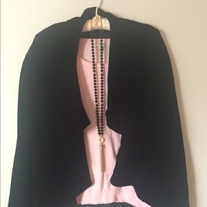 Gorgeous Velvet Open Jacket  NWOT